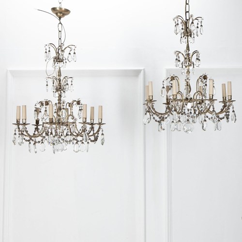 Pair Of 20Th Century Italian Chandeliers