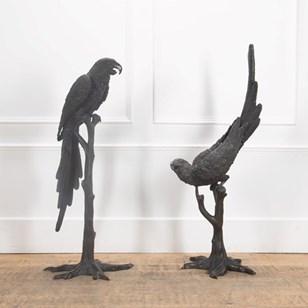 Pair Of 20Th Century Life Size Bron...