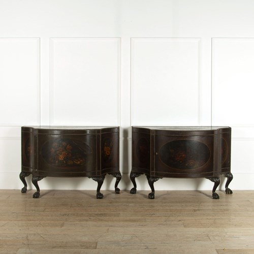 Pair Of 20Th Century Mahogany Buffets