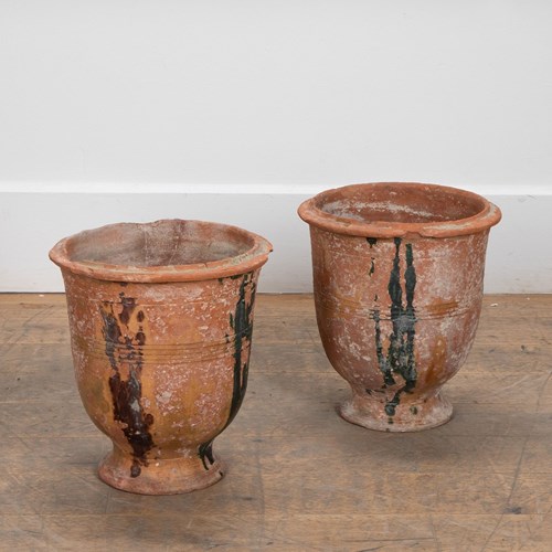 Pair Of French 19Th Century Anduze Terracotta Vases