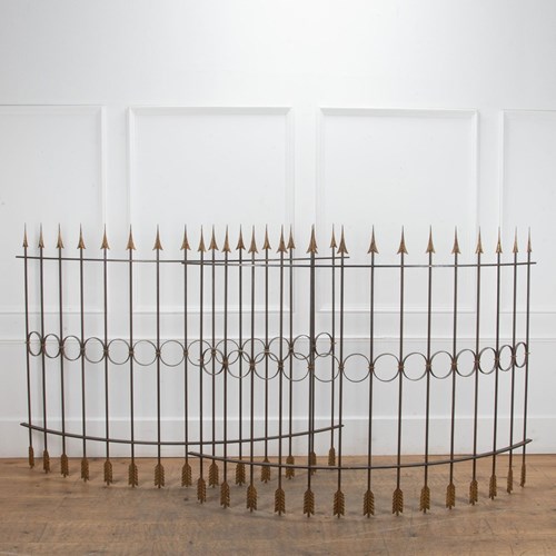 Pair Of French 20Th Century Metal Ballustrades