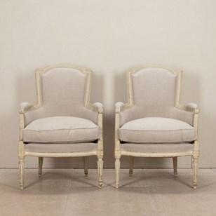 Pair Of 19Th Century French Armchai...