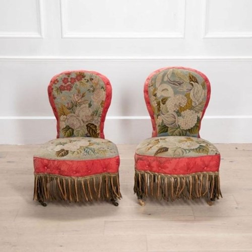 Pair Of French Napoleon Iii Chairs
