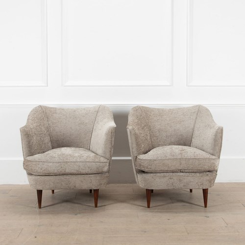 Pair Of Italian 20Th Century Armchairs