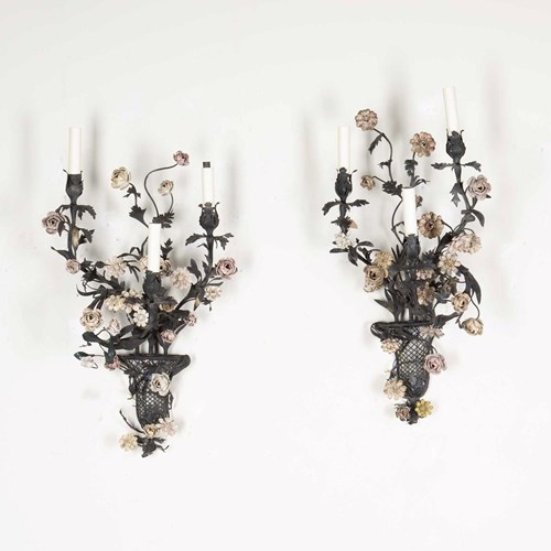 Pair Of Large 19Th Century French Wall Lights