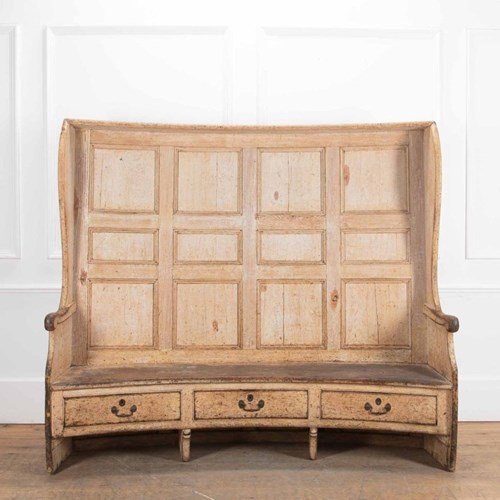 Exceptional George III Pine Settle