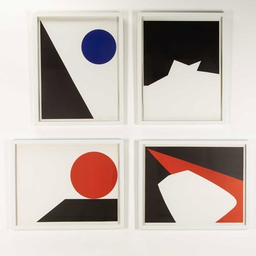 Set Of Four 20Th Century French Gilioli Lithographs
