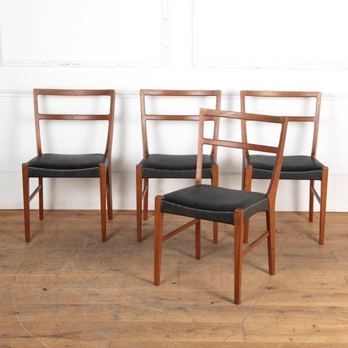 Set Of Four Dining Chairs By Johannes Andersen