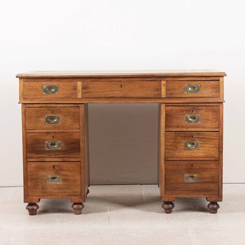 Small 19Th Century English Military Campaign Desk