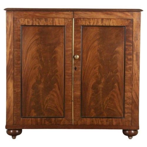 19Th Century Mahogany Folio Cabinet
