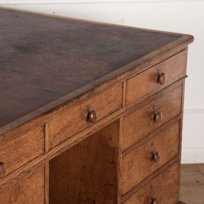 19Th Century English Oak Partners Desk-lorfords-antiques-1-19th-century-english-oak-partners-desk-1675246622-659891-main-638149403157188287.jpeg