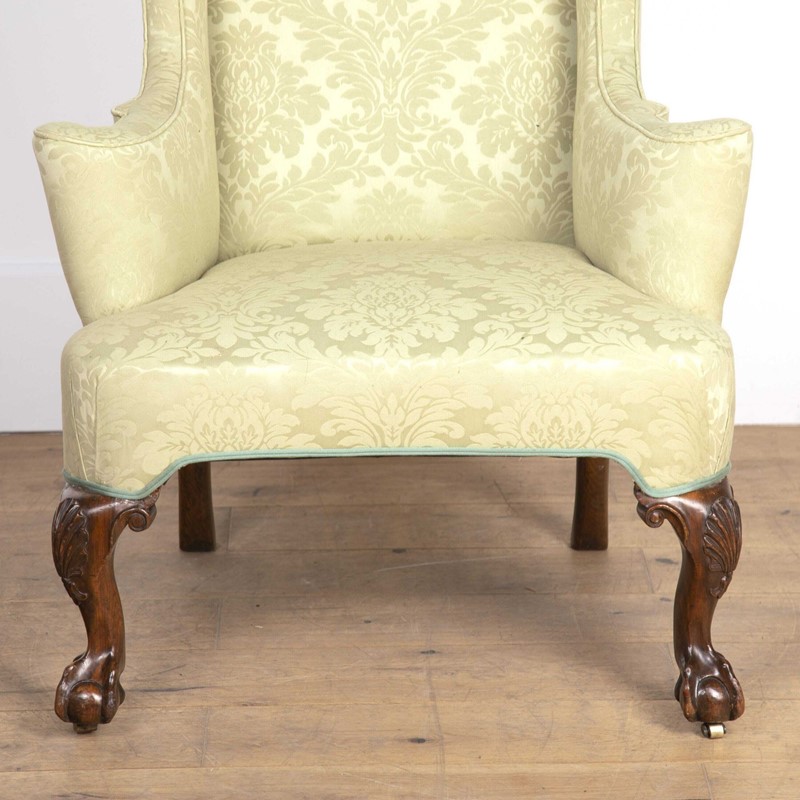 19th Century Walnut Ball and Claw Wing Chair-lorfords-antiques-10-georgian-style-walnut-ball-claw-wing-chair-1652885893-497939-main-638004119557742170.jpeg