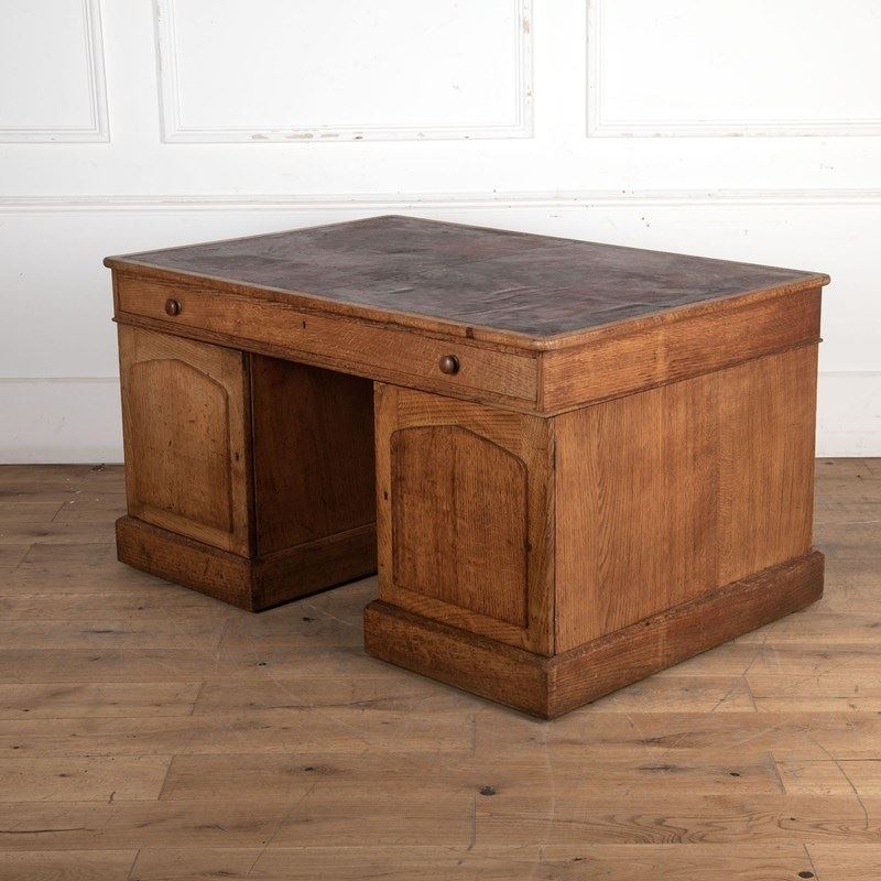 19Th Century English Oak Partners Desk-lorfords-antiques-2-19th-century-english-oak-partners-desk-1675246580-659851-main-638149403172500656.jpeg
