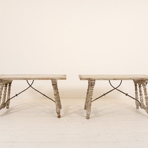 Pair Of Spanish Side Tables