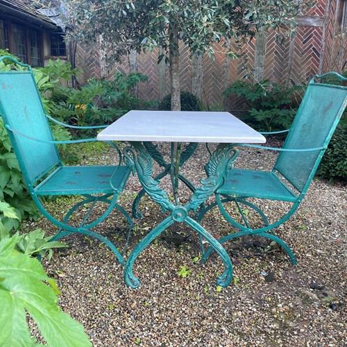 French Bistro Table And Chairs