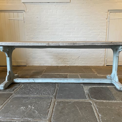 19Th Century English Oak Serving Table