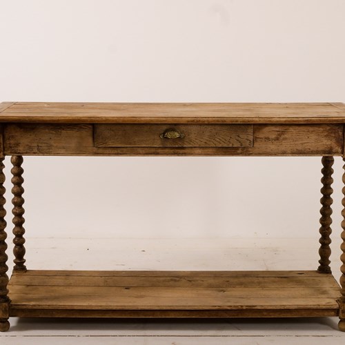 French Oak Console Table