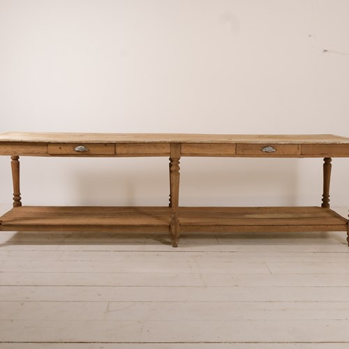 Light Oak French Draper's  Table