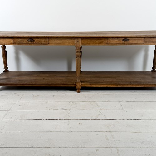 French Oak Draper's Table