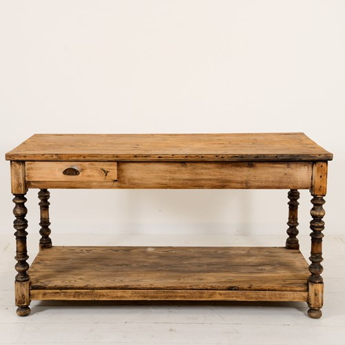 French Oak Drapers Table