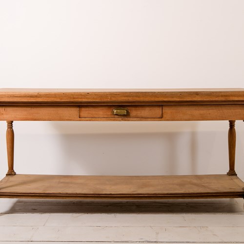 Pale Oak Console Table