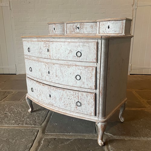 Swedish Rococo Commode With Top