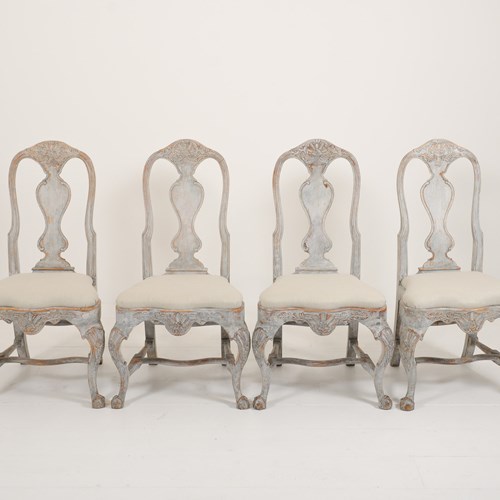 Set Of 4 Swedish Dining Chairs