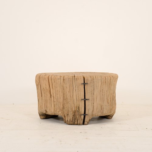 Side Table - Indian Mortar