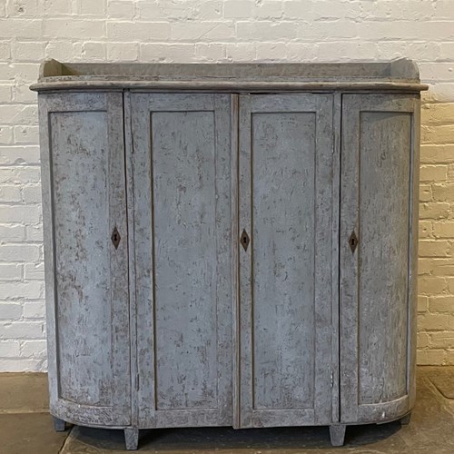 Swedish Cabinet With Curved Doors