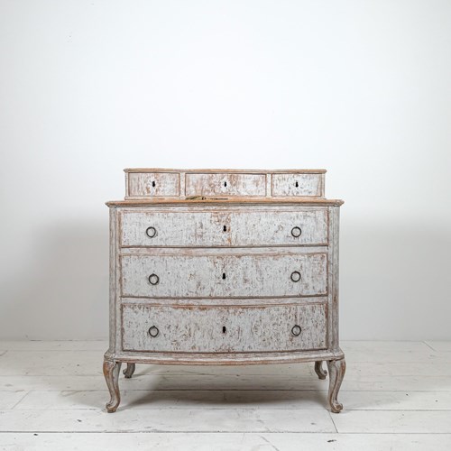 Swedish Rococo Commode With Top