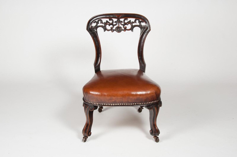 Rare Victorian Mahogany Leather Upholstered Childs Chair-loveday-15cae4456ef44ba881085ce3b3d40481-1634902155636-main-638042881334455346.jpeg