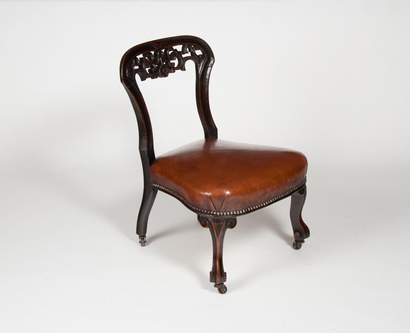 Rare Victorian Mahogany Leather Upholstered Childs Chair-loveday-408b7747fc4c41e7b295efa8736088e0-1634902160950-main-638042881240215280.jpeg