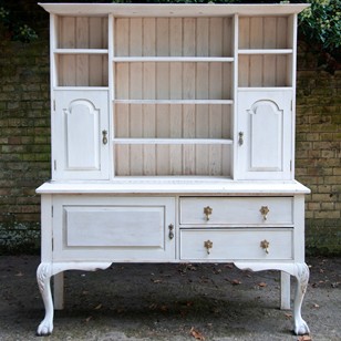 Victorian Bleached Oak Dresser 