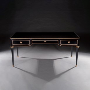 Late 19Th Century French Ebonised B...