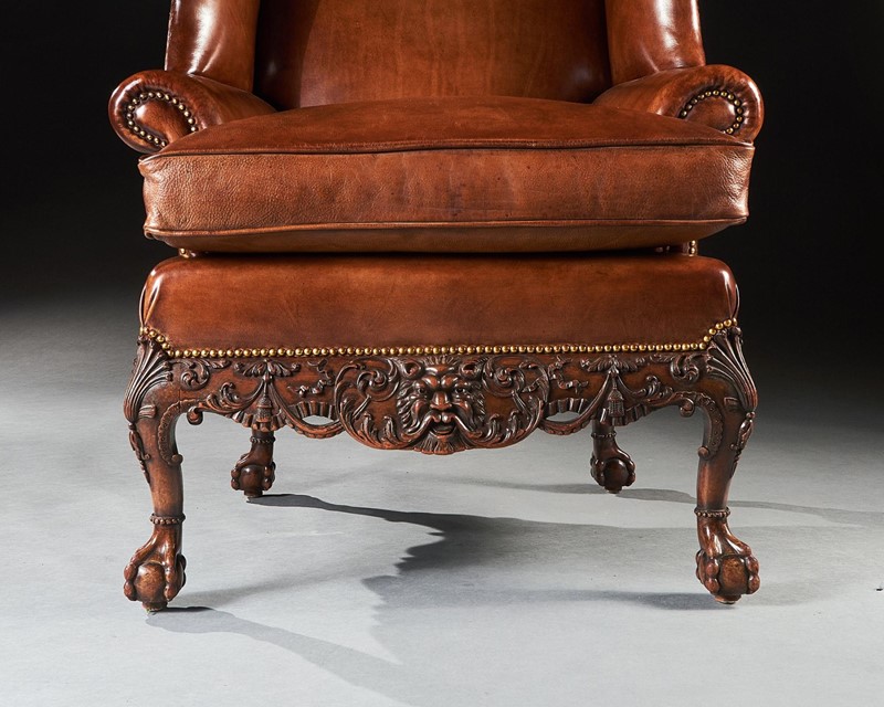 19th Century Mahogany Leather Wingback Armchair-loveday-brown-chair-06-large-main-637884790781242764.jpg