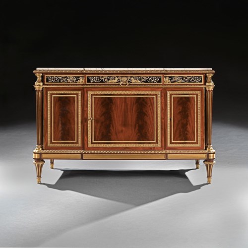 An Important 19Th Century French Henry Dasson Commode In The Louis XVI Style