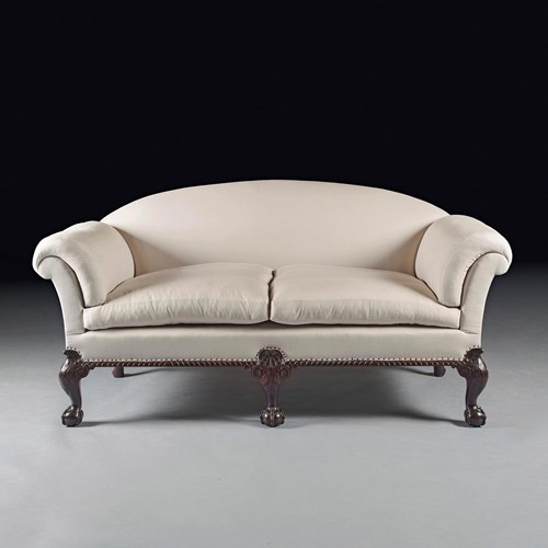 Fine 19Th Century Ball And Claw Sofa After Howard And Sons
