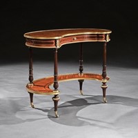 Fine 19th Century Gillows Kidney Shaped Table