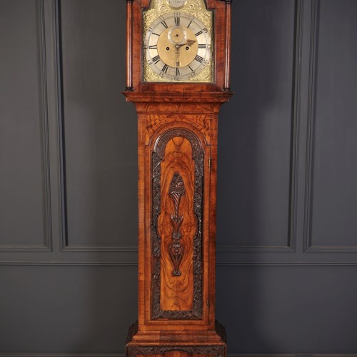 18Th Century Walnut Longcase Clock 