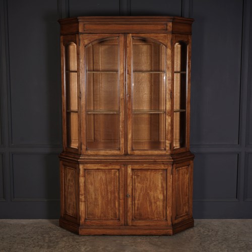 Rare Antique Mahogany Glazed Display Cabinet