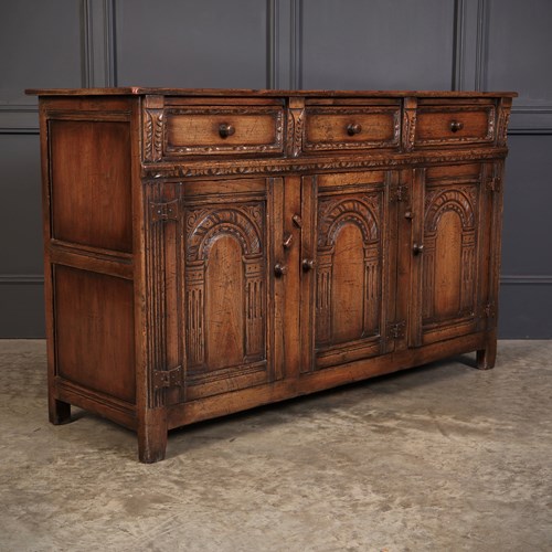 Carved Oak Dresser Sideboard