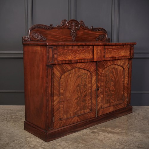 Early Victorian Mahogany Side Cabinet 