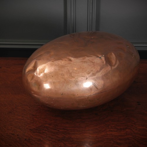 Large Decorative Copper Egg
