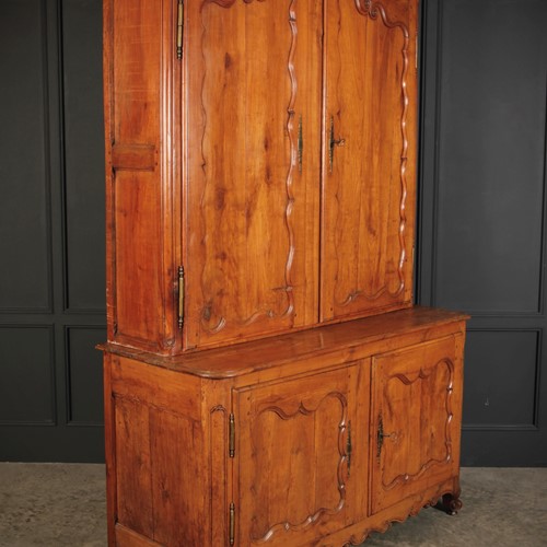 Large 18Th Century Cherry Wood Cabinet