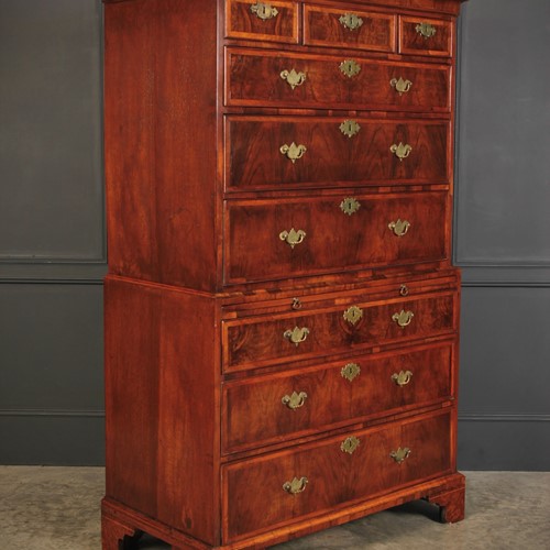 Early 18Th Century Walnut Chest On Chest
