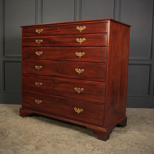 Georgian Mahogany Plan Chest