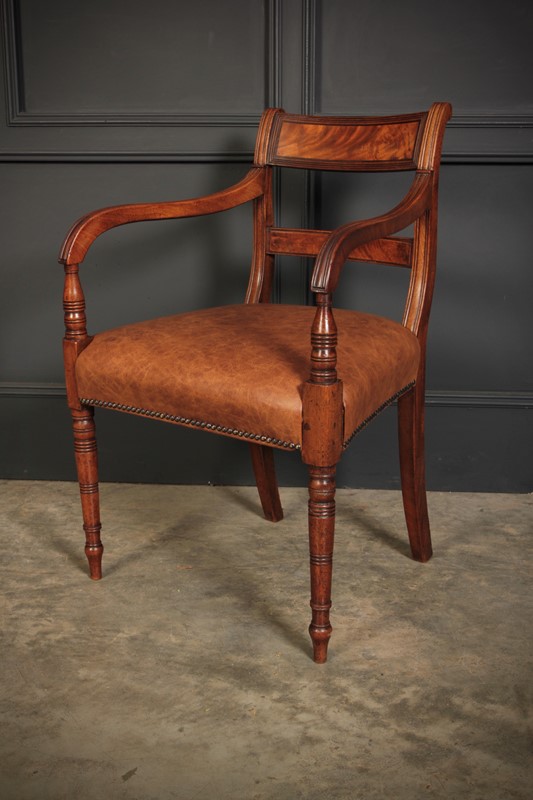 Regency Mahogany & Leather Armchair-lt-antiques-fullsizeoutput-35fb-main-637806863333954693.jpeg