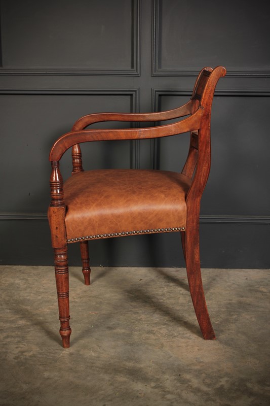 Regency Mahogany & Leather Armchair-lt-antiques-fullsizeoutput-35fd-main-637806863411766548.jpeg
