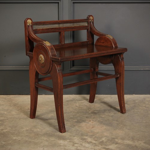Victorian Stool By Shoolbred & Co.