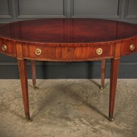 Fine & Rare 18th Century Oval Mahogany Rent Table